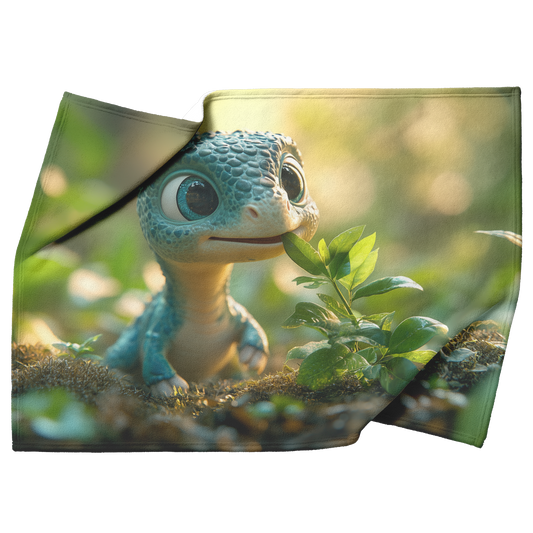 Baby_Brachiosaurus_Stretching_Neck_to_Ea_H_Blanket_Top_Bottom_Folds_Mockup.png