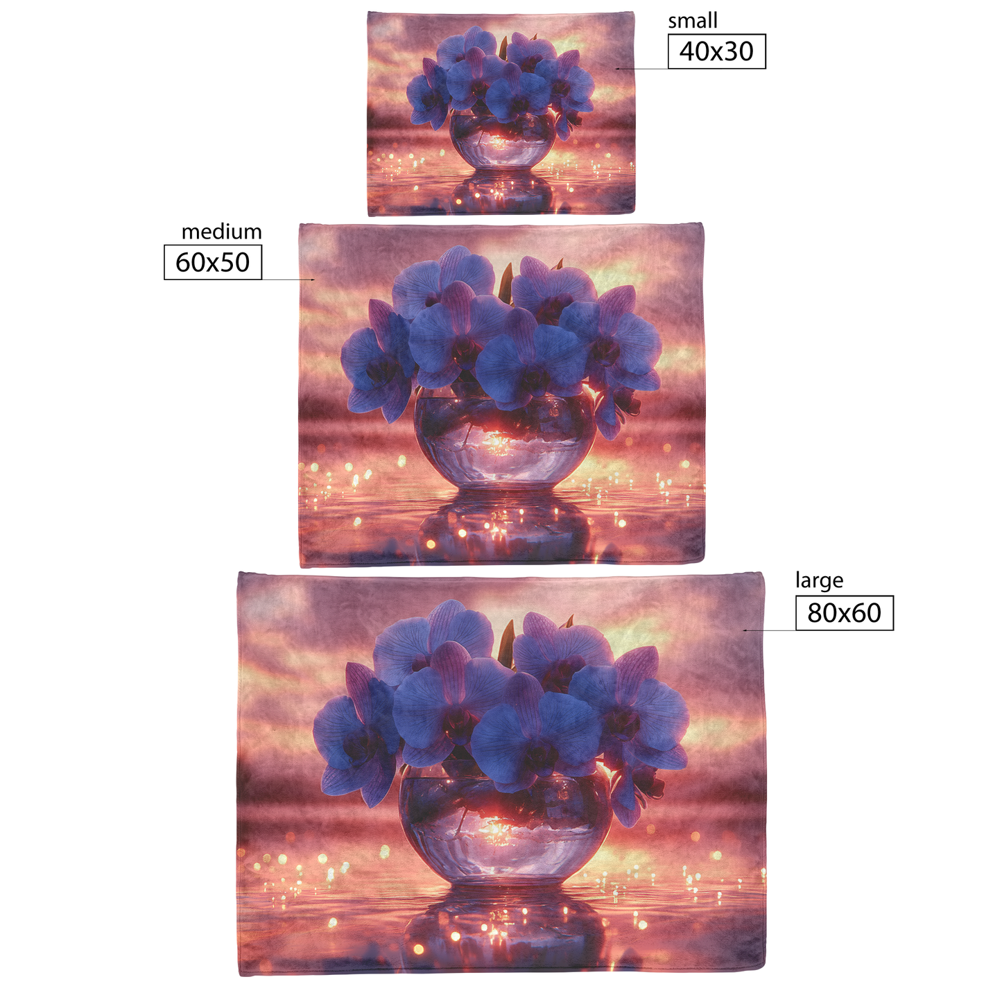 Glowing_Blue_Orchids_in_Clear_Vase_with__H_Blanket_Size_Options_Mockup.png