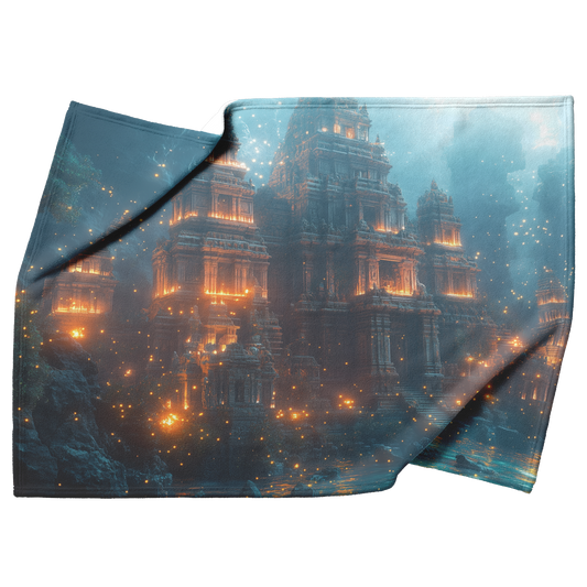 Glowing_Mermaid_Temple_Surrounded_by_Sea_H_Blanket_Top_Bottom_Folds_Mockup.png