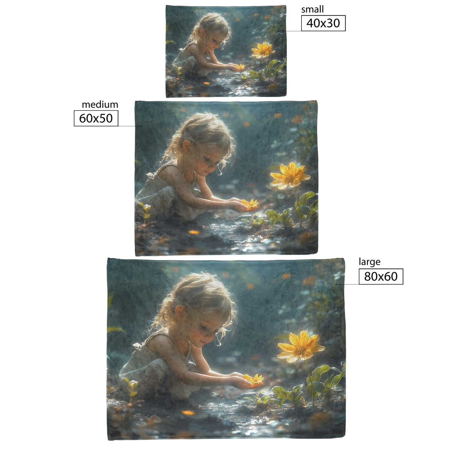 Pure Innocence Cozy Christian Fleece Sherpa Blanket Embrace the Peace and Grace of God's Love - Awakening Righteousness