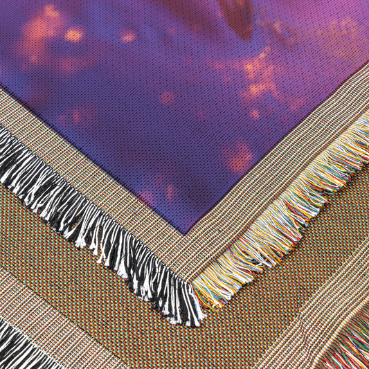 Radiant_Paw_Print_Woven_Throw_Blanket_Gl_CloseUp_H_Mockup.png