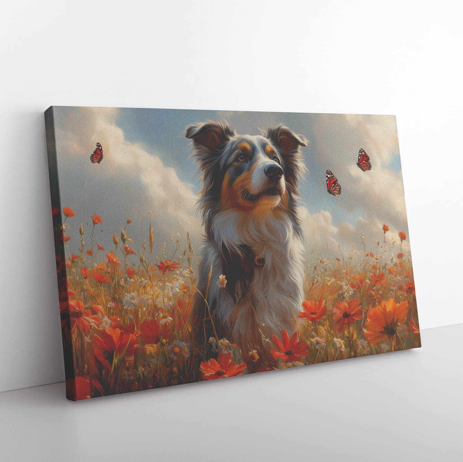 🐕 Australian Shepherd Dog Canvas Wall Art Collection | Awakening Aesthetics