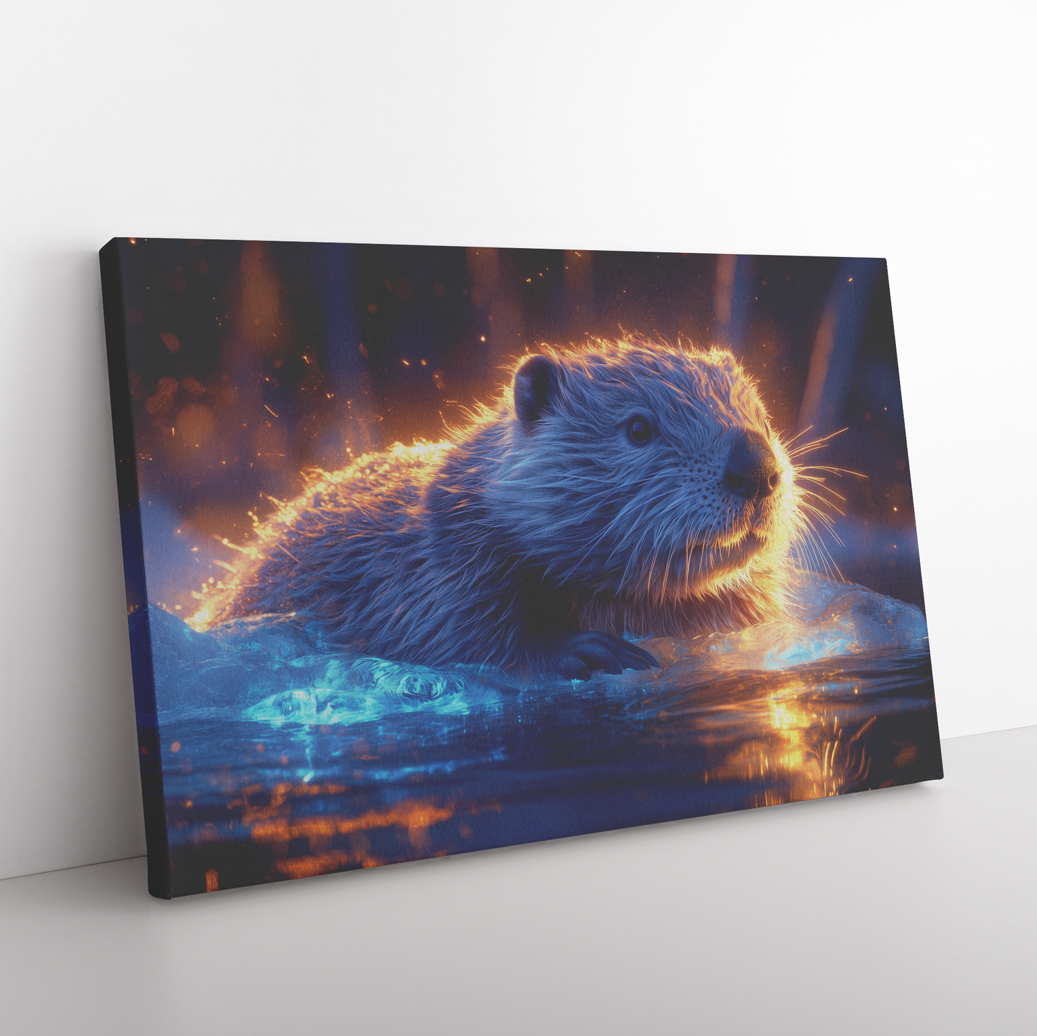 Beaver Canvas Wall Art Collection | Awakening Aesthetics