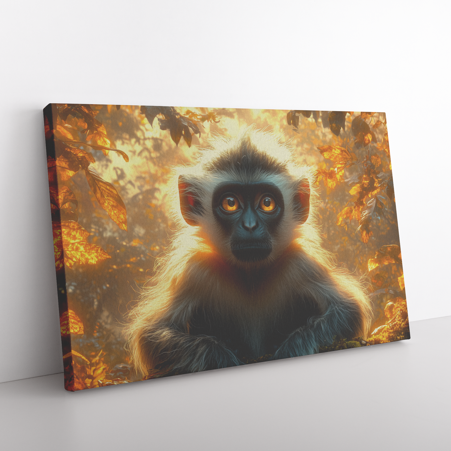 🐒 Colobus Monkey Canvas Wall Art Collection | Awakening Aesthetics
