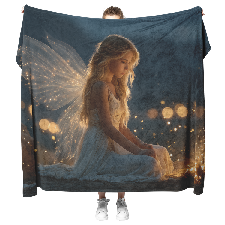 🧚 Fairy Gardens Sherpa Fleece Blanket Collection | Awakening Aesthetics
