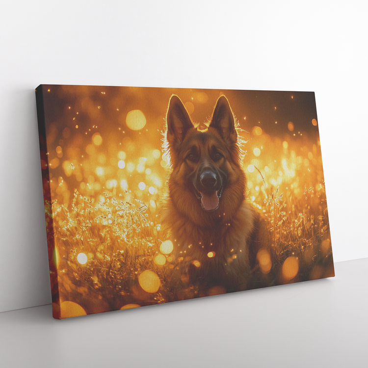 🐕 German Shepherd Dog Canvas Wall Art Collection | Awakening Aesthetics