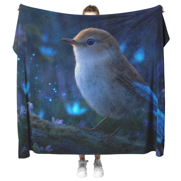 🐦 Magical Birds for Kids Sherpa Fleece Blanket Collection | Awakening Aesthetics