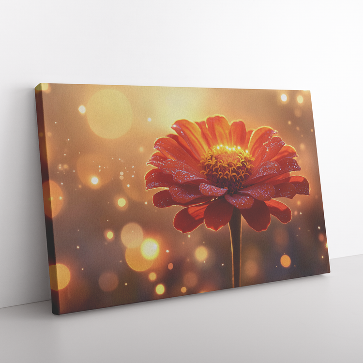 🌺 Zinnia Canvas Wall Art Collection | Awakening Aesthetics