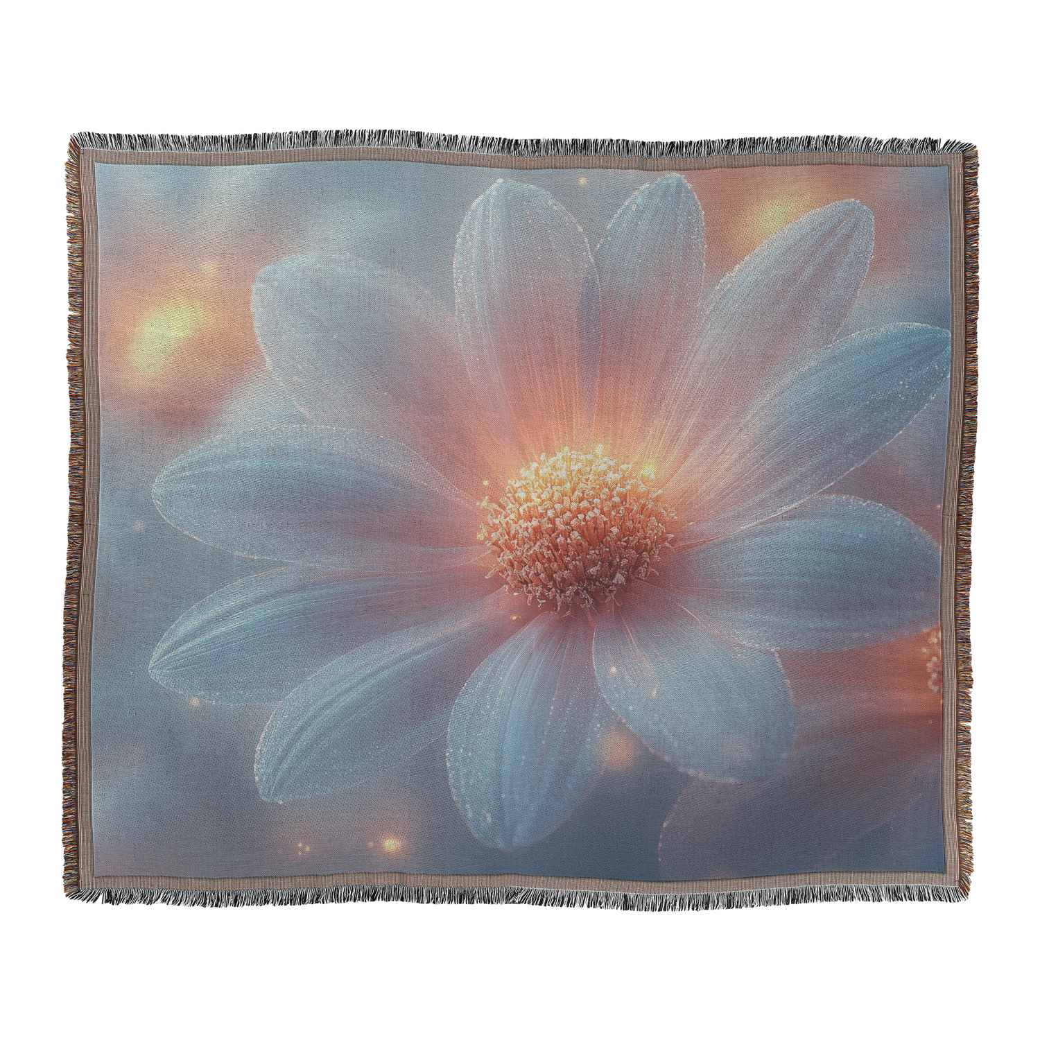 🌼 Daisy Woven Throw Blanket Collection | Awakening Aesthetics
