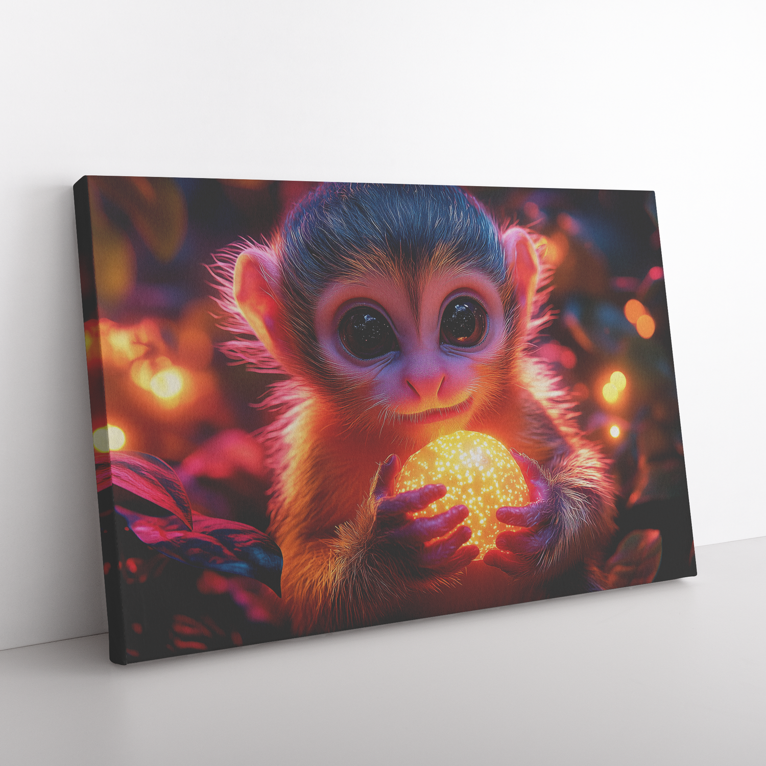 🐒 Squirrel Monkey Canvas Wall Art Collection | Awakening Aesthetics