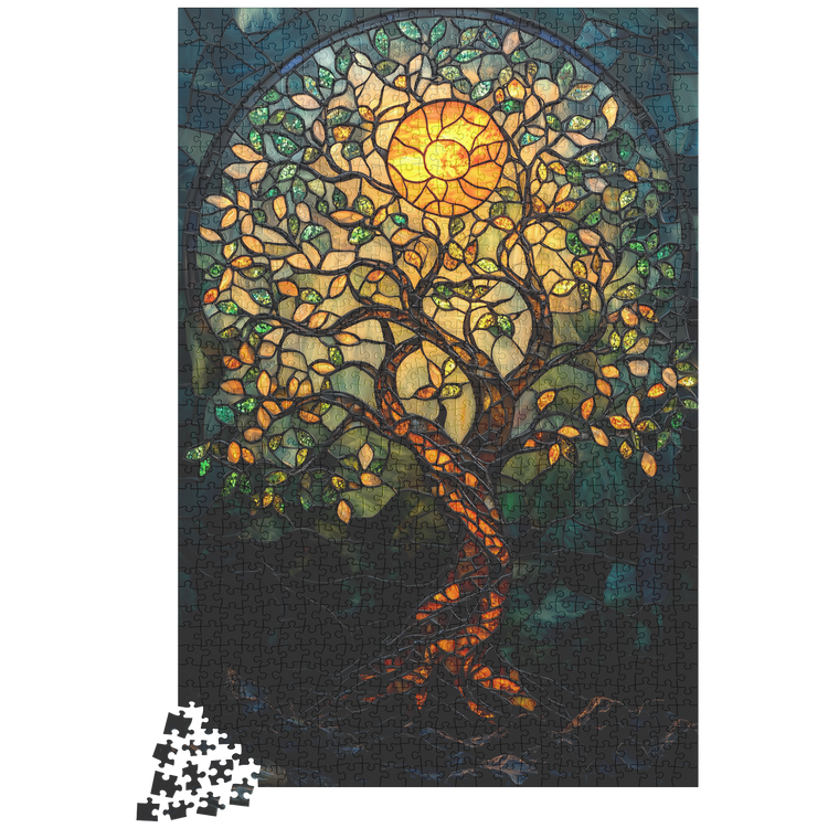 🌳 Tree of Life Stained Glass Puzzles | Awakening Aesthetics