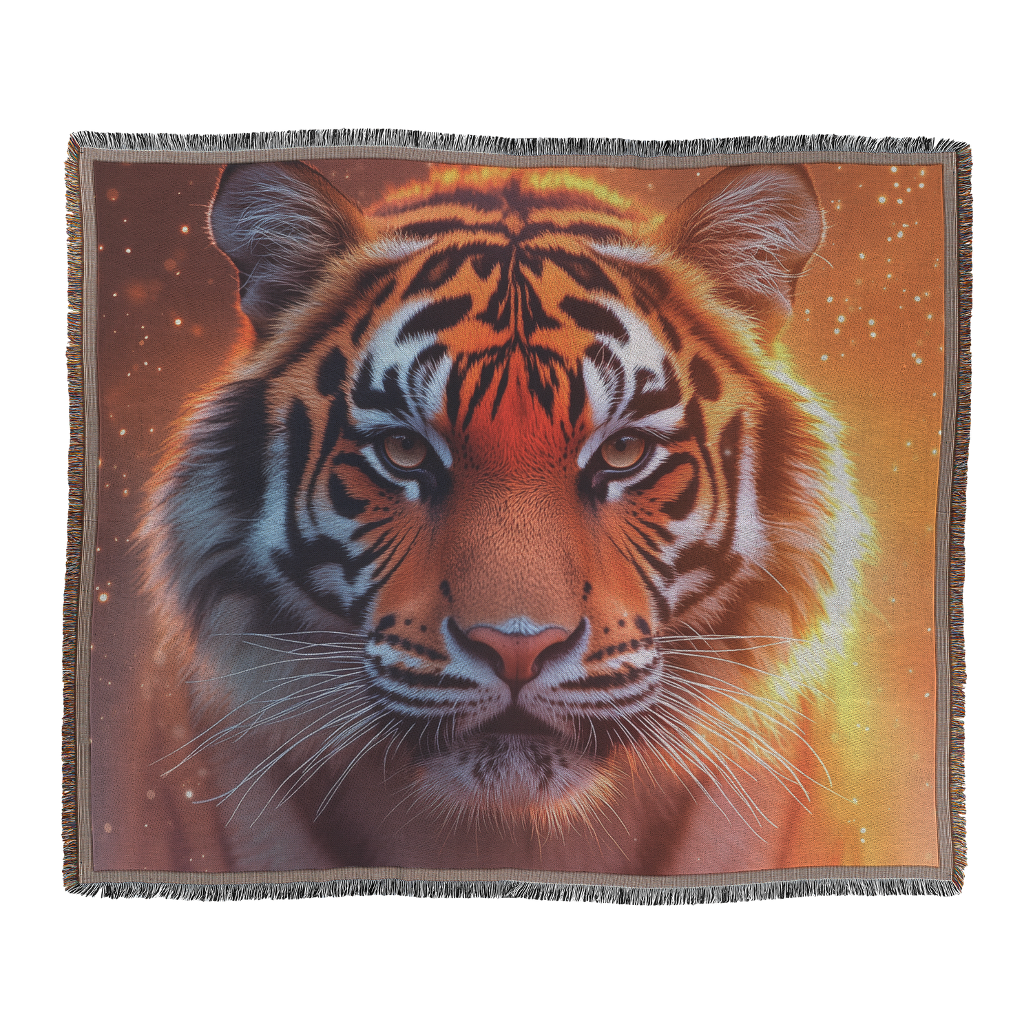 🐅 Tiger Woven Throw Blanket Collection | Awakening Aesthetics