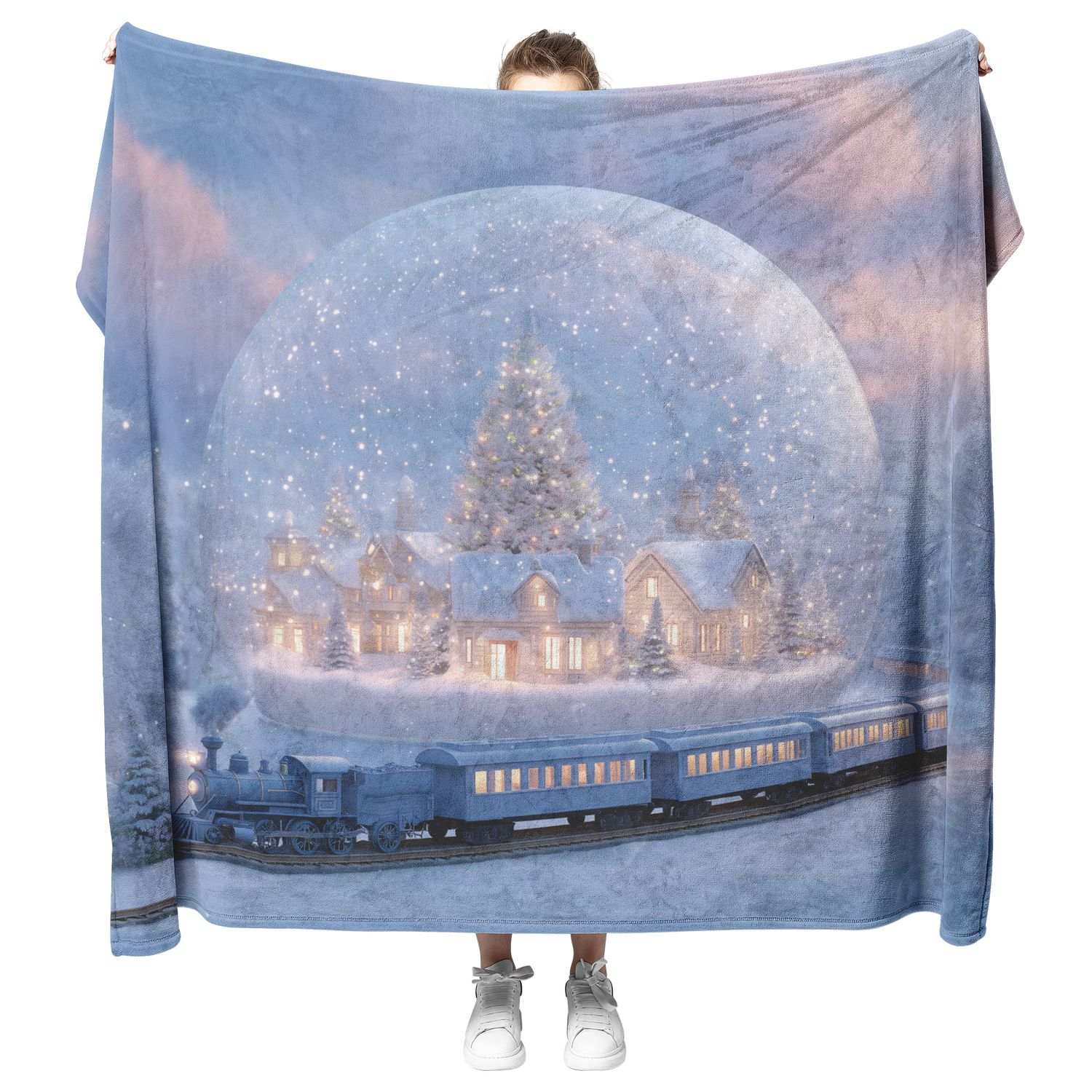🚂 Trains Sherpa Fleece Blanket Collection | Awakening Aesthetics