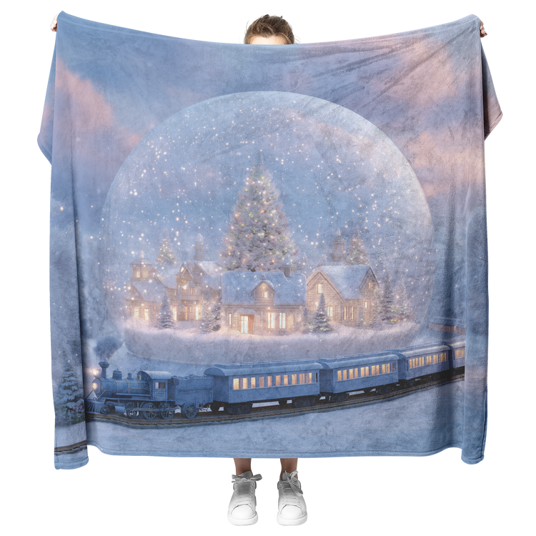 🚂 Trains Sherpa Fleece Blanket Collection | Awakening Aesthetics