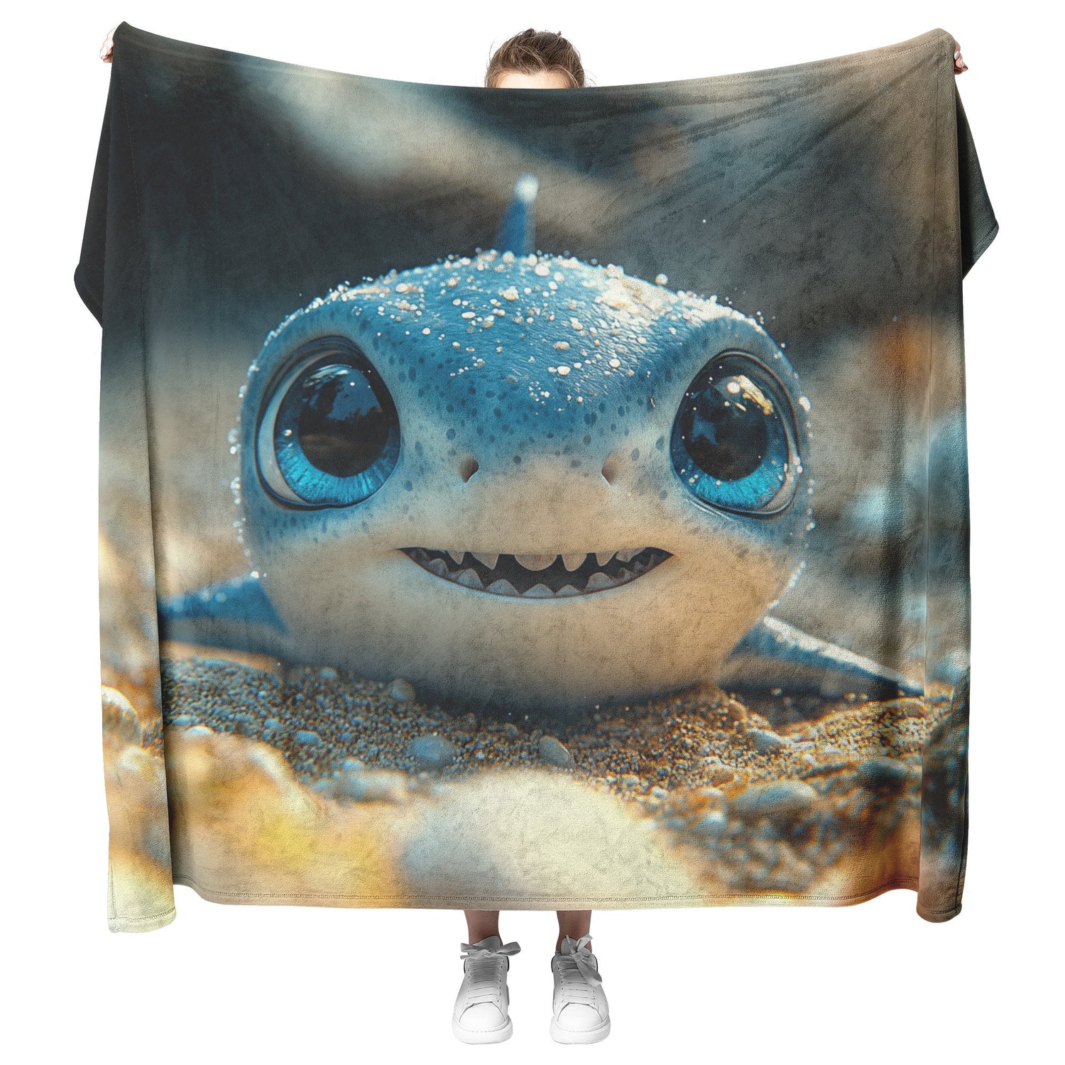🌊 Underwater Animal Sherpa Fleece Blanket Collection | Awakening Aesthetics