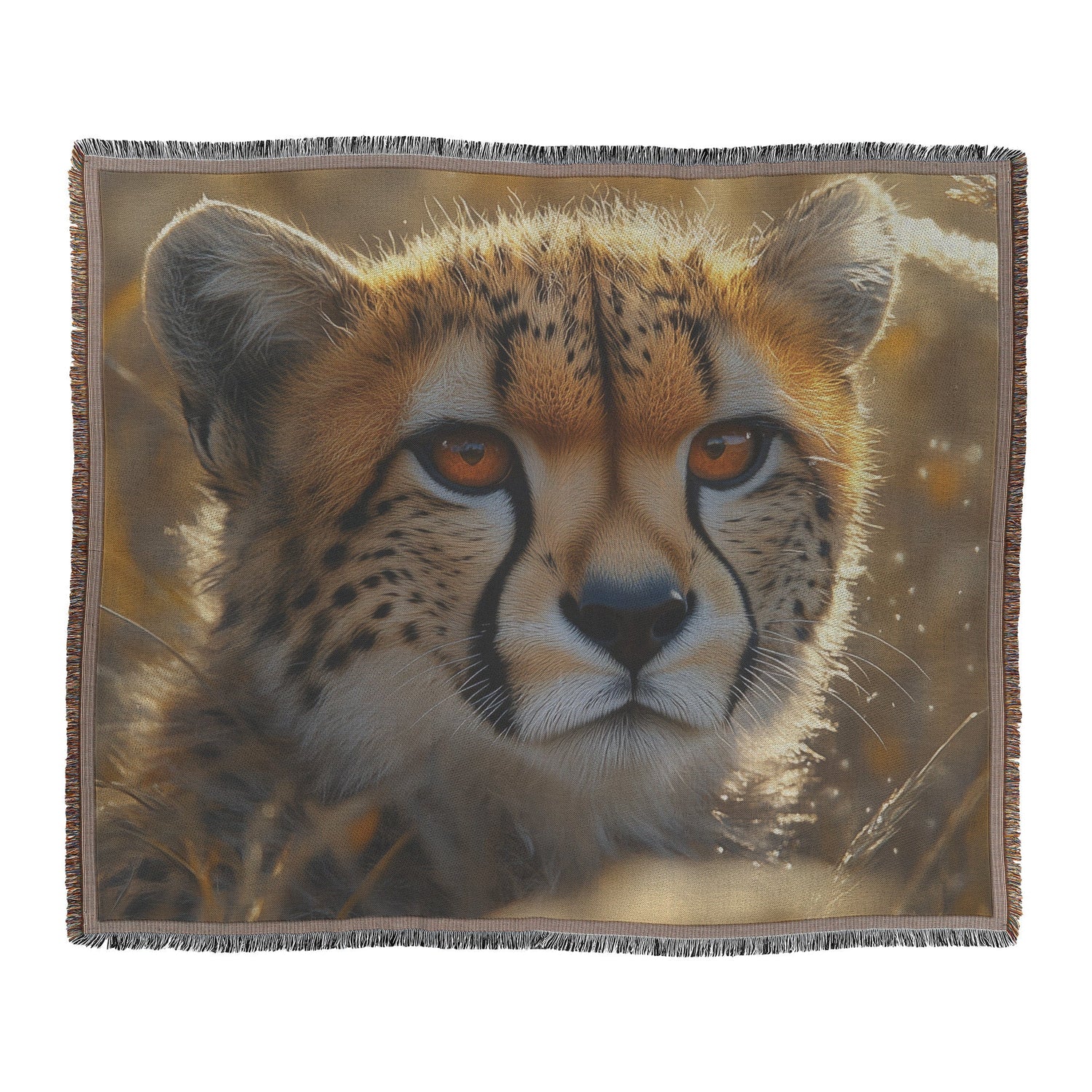 🐆 Cheetah Woven Throw Blanket Collection | Awakening Aesthetics