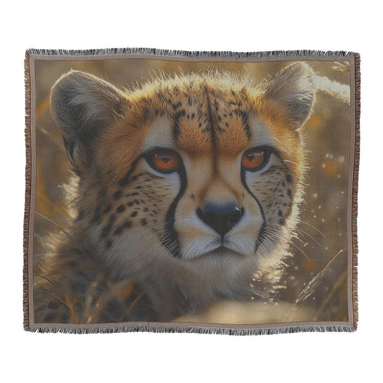 🐆 Cheetah Woven Throw Blanket Collection | Awakening Aesthetics