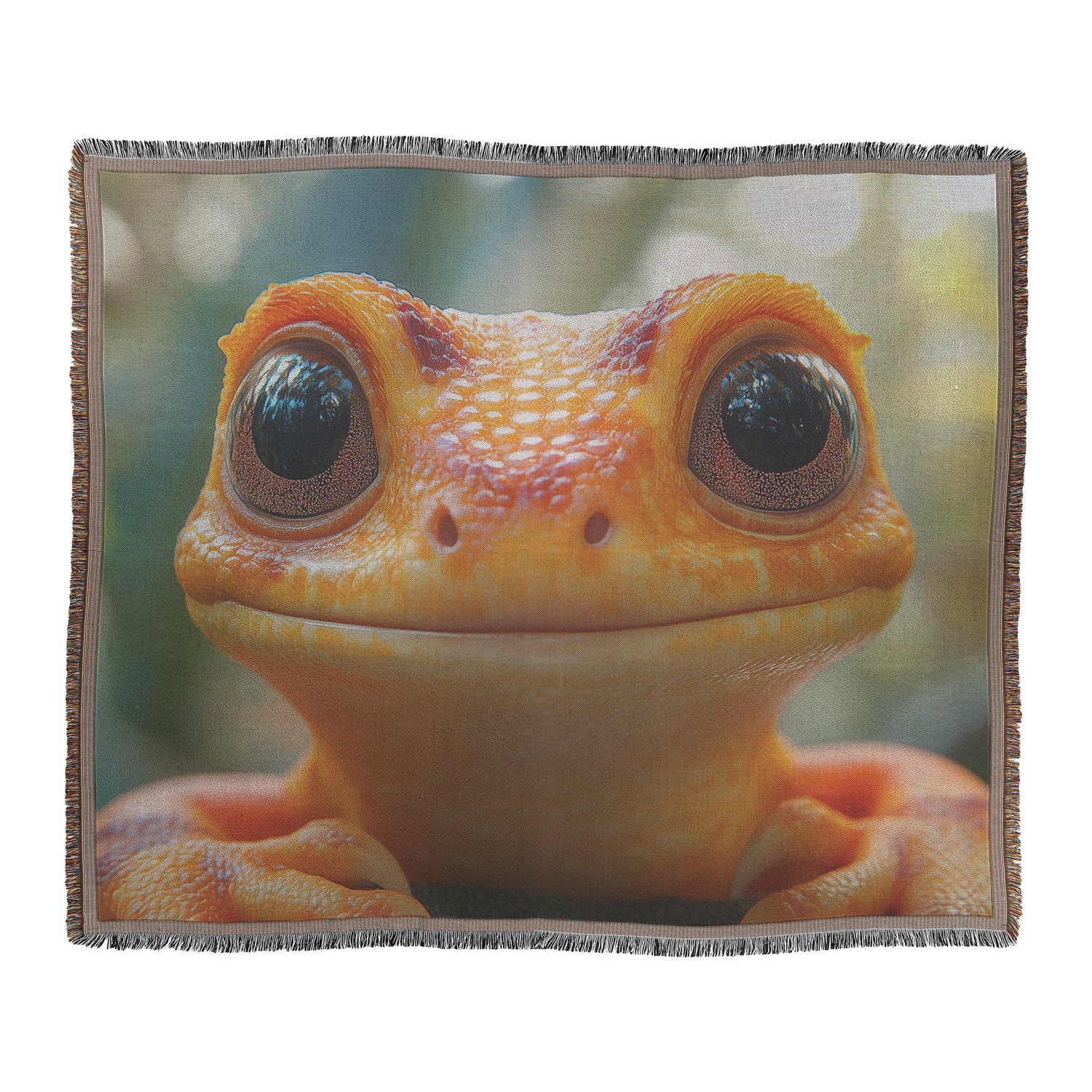 🐸 Frog Woven Throw Blanket Collection | Awakening Aesthetics