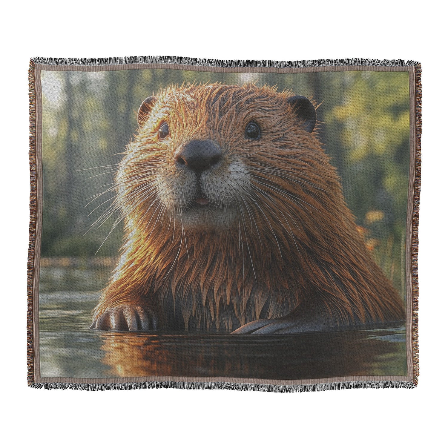 Beaver Woven Throw Blanket Collection | Awakening Aesthetics