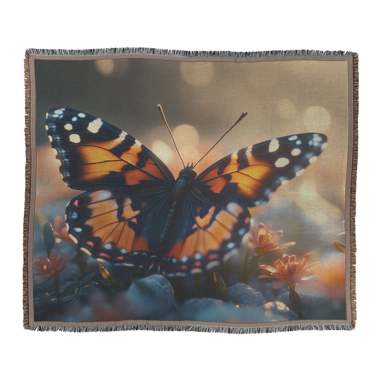 🦋 Butterfly Woven Throw Blanket Collection | Awakening Aesthetics