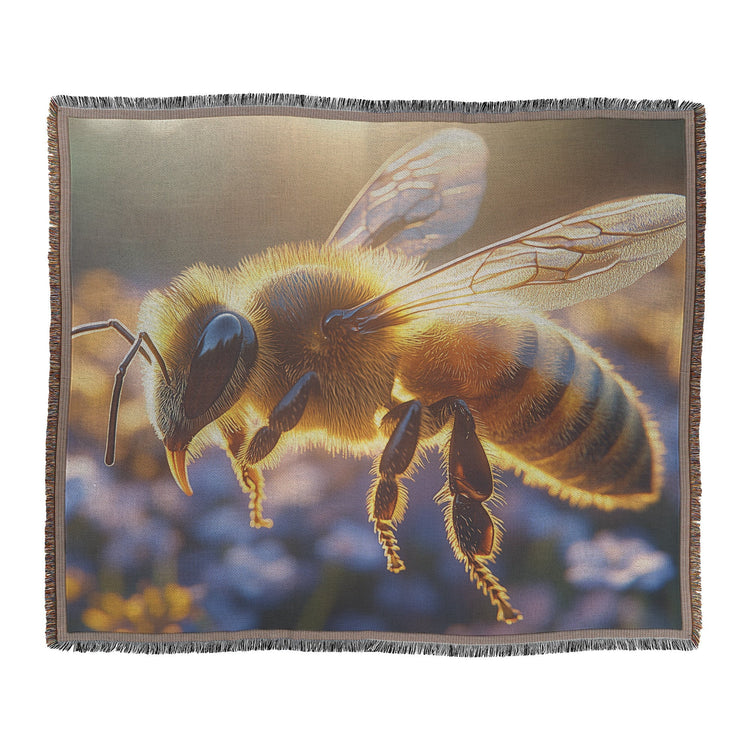 🐝 Bee Woven Throw Blanket Collection | Awakening Aesthetics