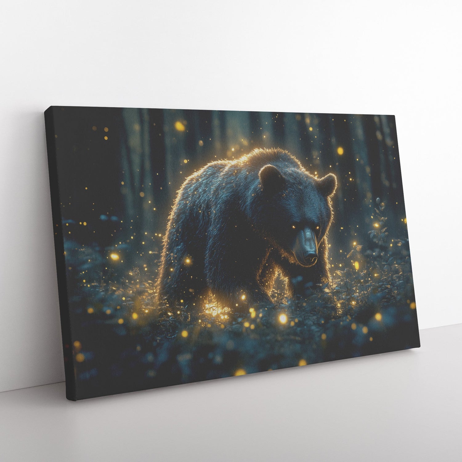 🐻 Black Bear Canvas Wall Art Collection | Awakening Aesthetics