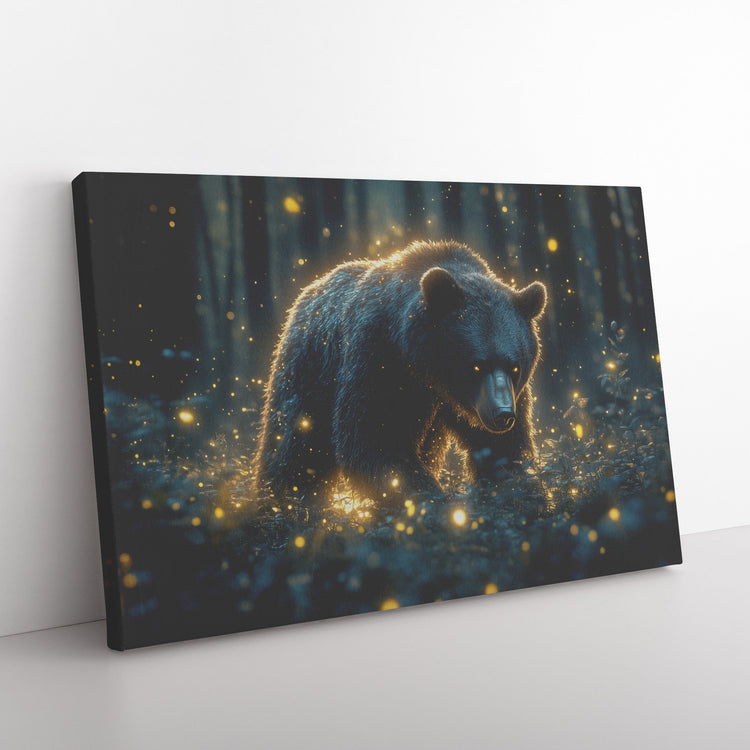🐻 Black Bear Canvas Wall Art Collection | Awakening Aesthetics