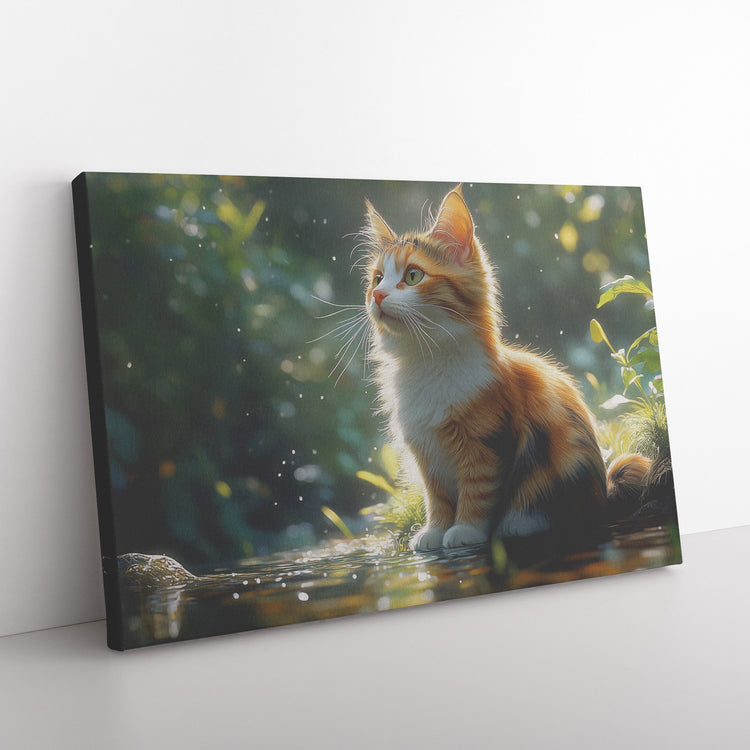 🐱 Calico Cat Canvas Wall Art Collection | Awakening Aesthetics