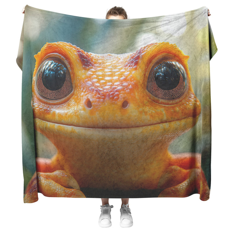🐸 Frog Sherpa Fleece Blanket Collection | Awakening Aesthetics