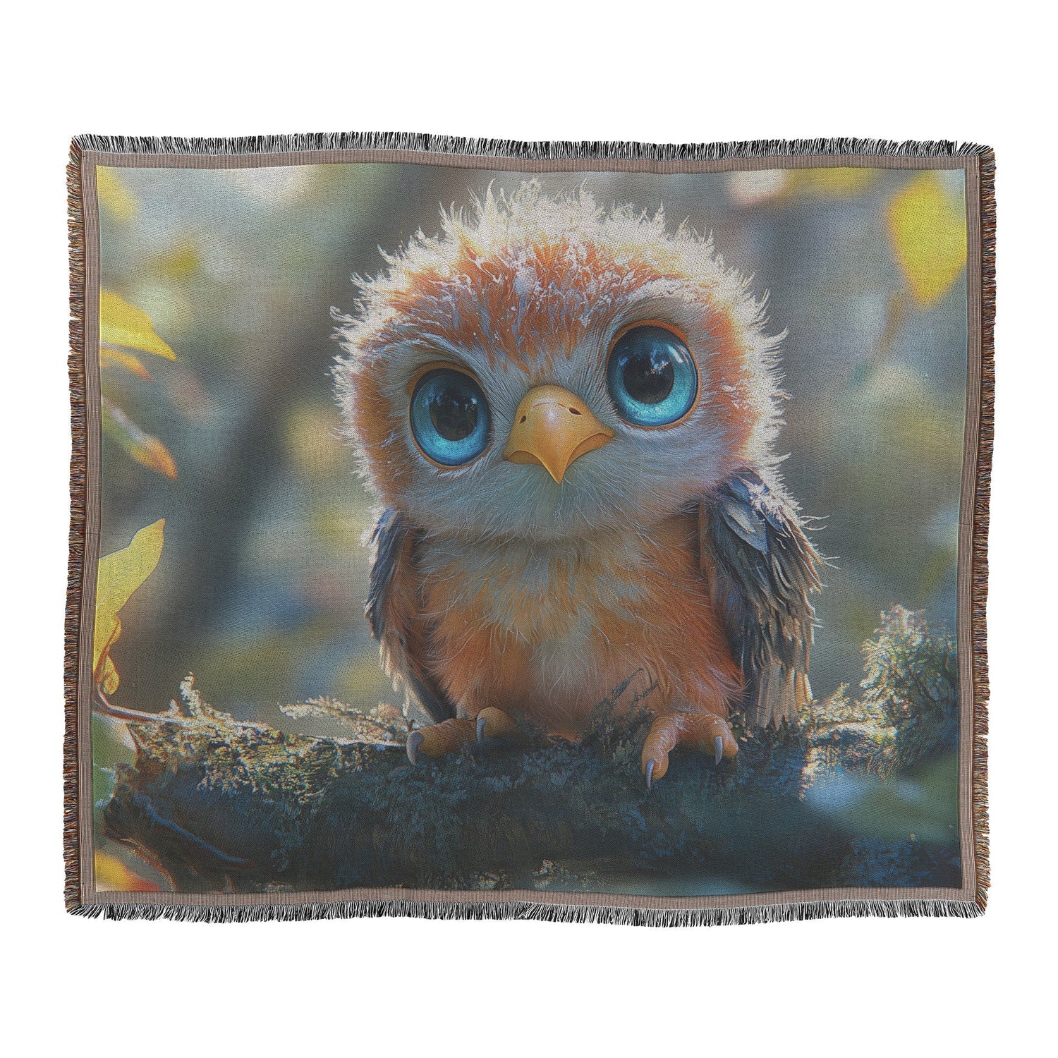 🦉 Owl Woven Throw Blanket Collection | Awakening Aesthetics