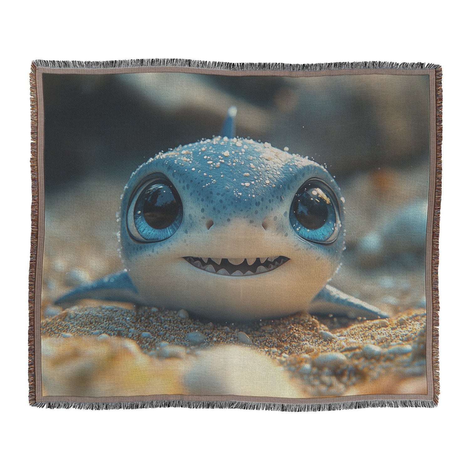 🦈 Shark Woven Throw Blanket Collection | Awakening Aesthetics
