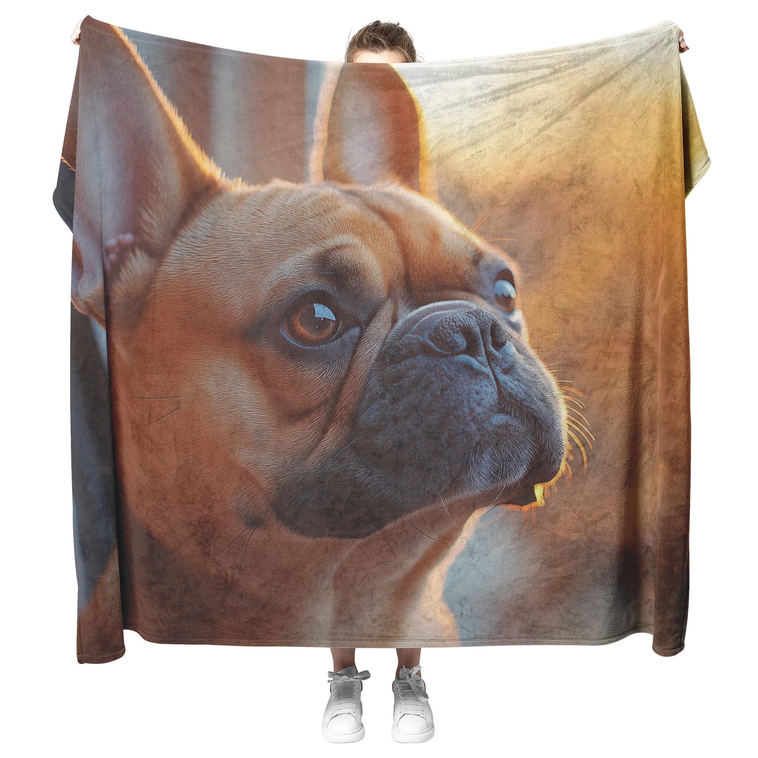 🐾 French Bulldog Dog Sherpa Fleece Blanket Collection | Awakening Aesthetics