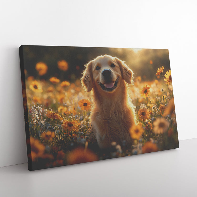 🐾 Golden Retriever Dog Canvas Wall Art Collection | Awakening Aesthetics