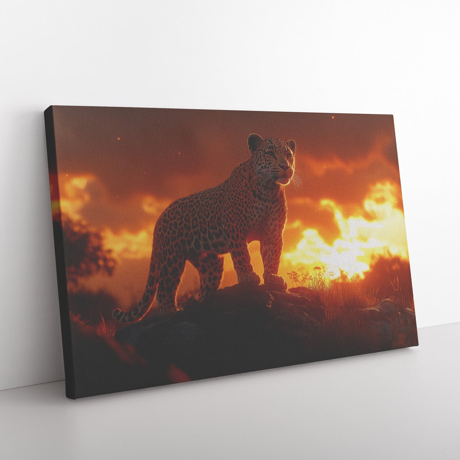 🐆 Leopard Canvas Wall Art Collection | Awakening Aesthetics
