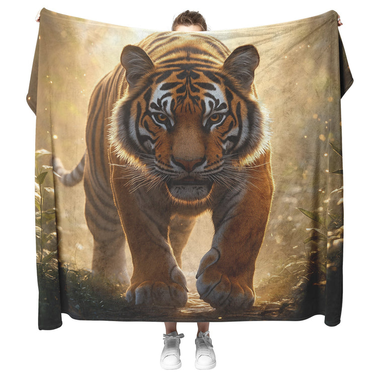 🐅 Bengal Tiger Sherpa Fleece Blanket Collection | Awakening Aesthetics