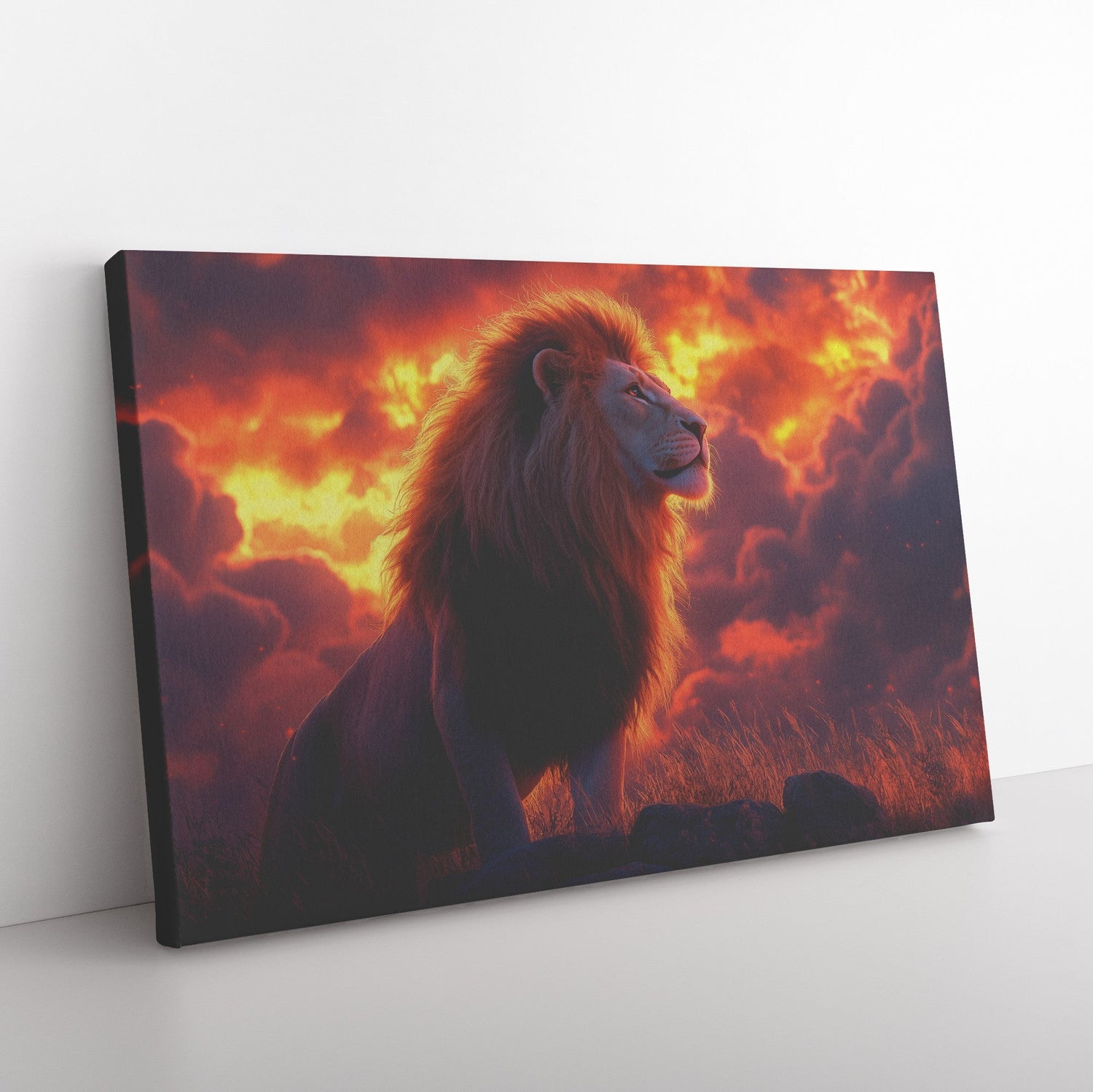 🦁 Lion Canvas Wall Art Collection | Awakening Aesthetics