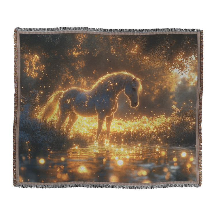 🐎 Horse Woven Throw Blanket Collection | Awakening Aesthetics