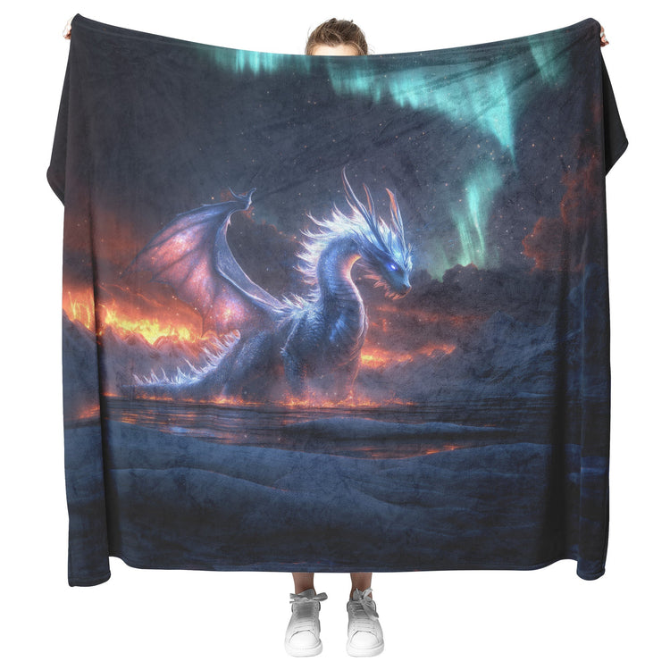 🐉 Dragon Sherpa Fleece Blanket Collection | Awakening Aesthetics