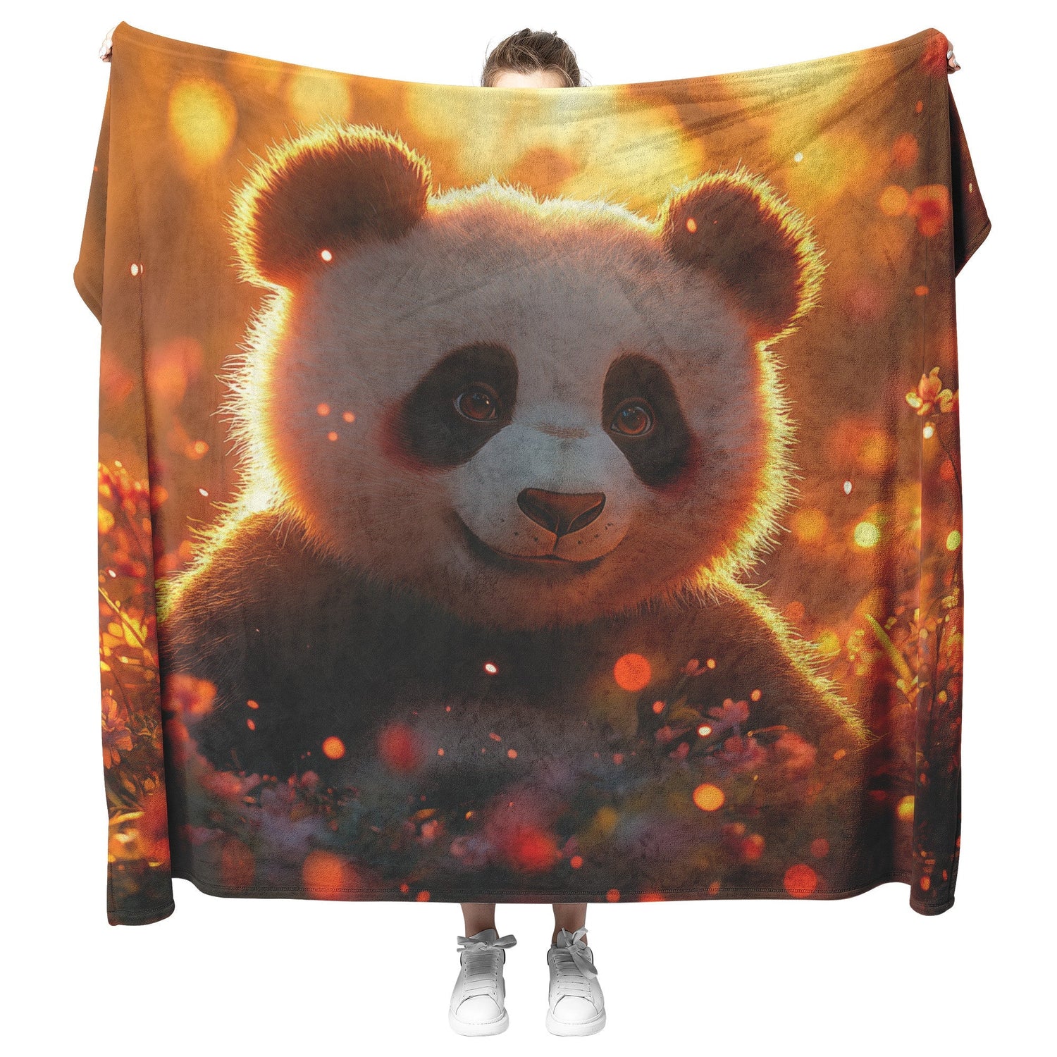 🐼 Panda Sherpa Fleece Blanket Collection | Awakening Aesthetics