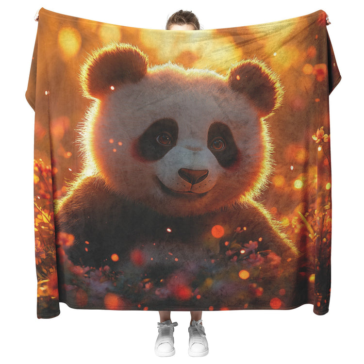 🐼 Panda Sherpa Fleece Blanket Collection | Awakening Aesthetics