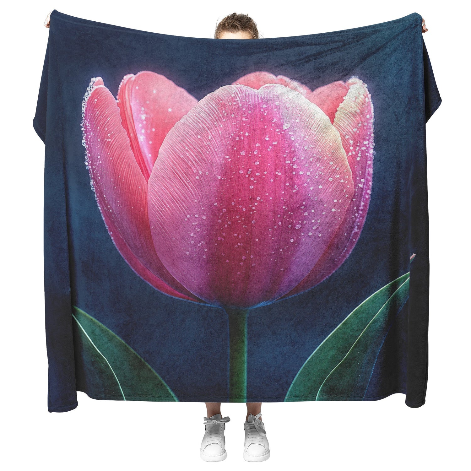 🌷 Tulip Sherpa Fleece Blanket Collection | Awakening Aesthetics
