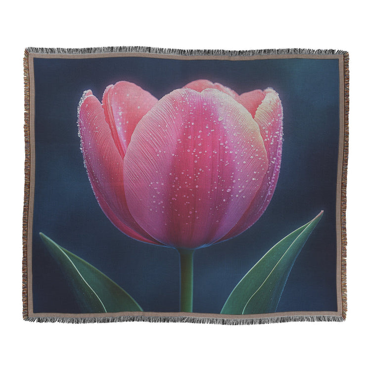 🌷 Tulip Woven Throw Blanket Collection | Awakening Aesthetics