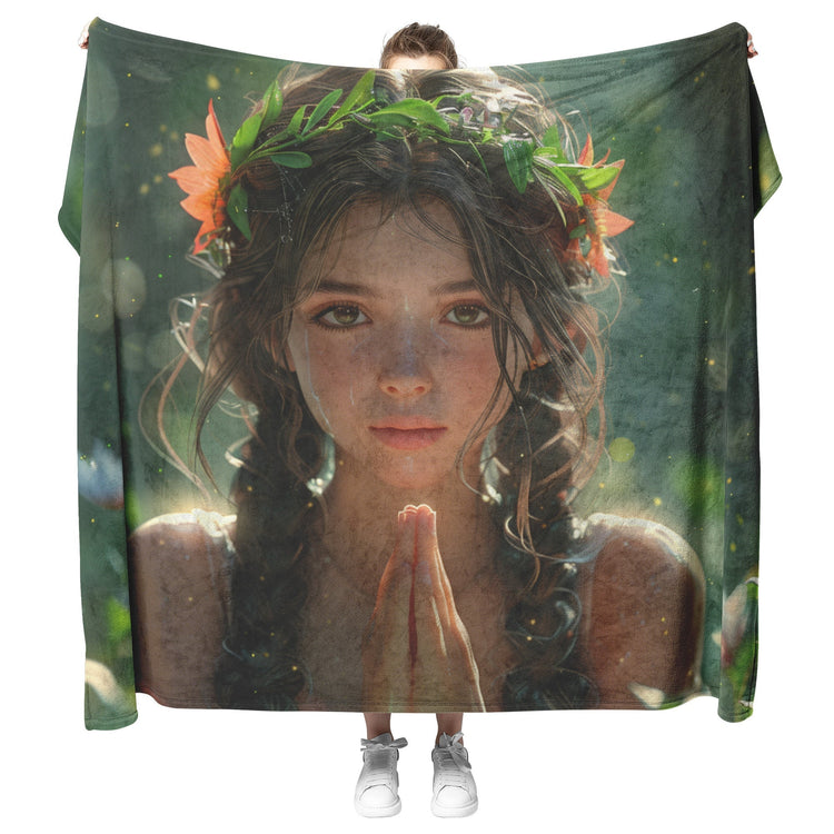 🛡️ Armor of God Sherpa Fleece Blanket Collection | Awakening Aesthetics