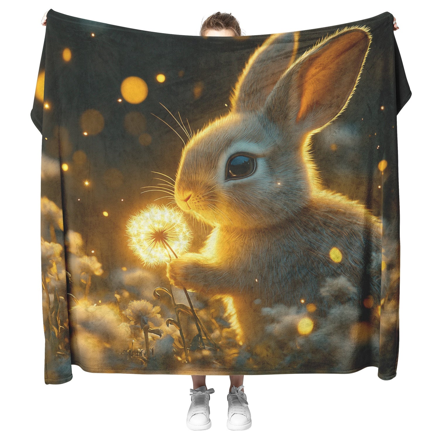 🐰 Rabbit Sherpa Fleece Blanket Collection | Awakening Aesthetics