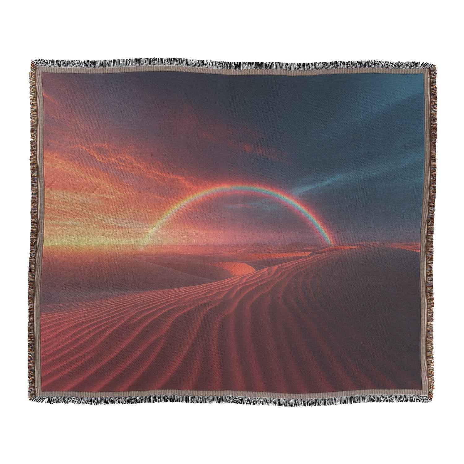 🌈 Rainbow Woven Throw Blanket Collection | Awakening Aesthetics