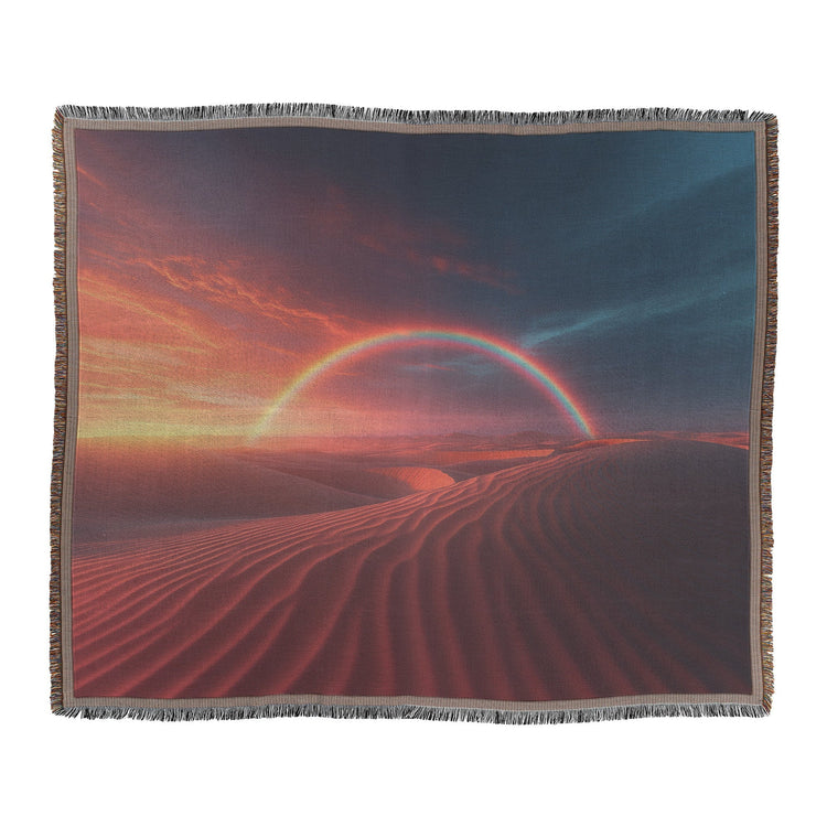 🌈 Rainbow Woven Throw Blanket Collection | Awakening Aesthetics