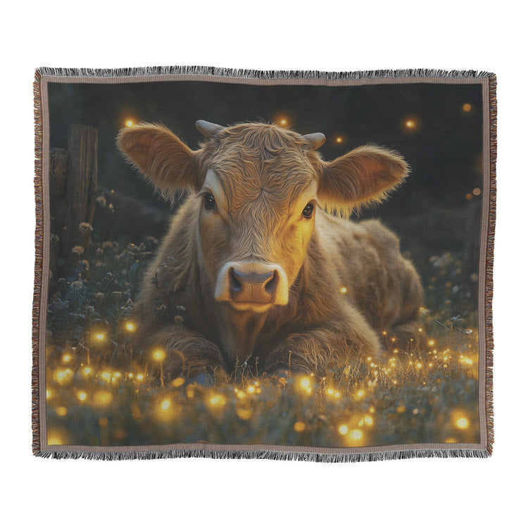 🐄 Cow Woven Throw Blanket Collection | Awakening Aesthetics