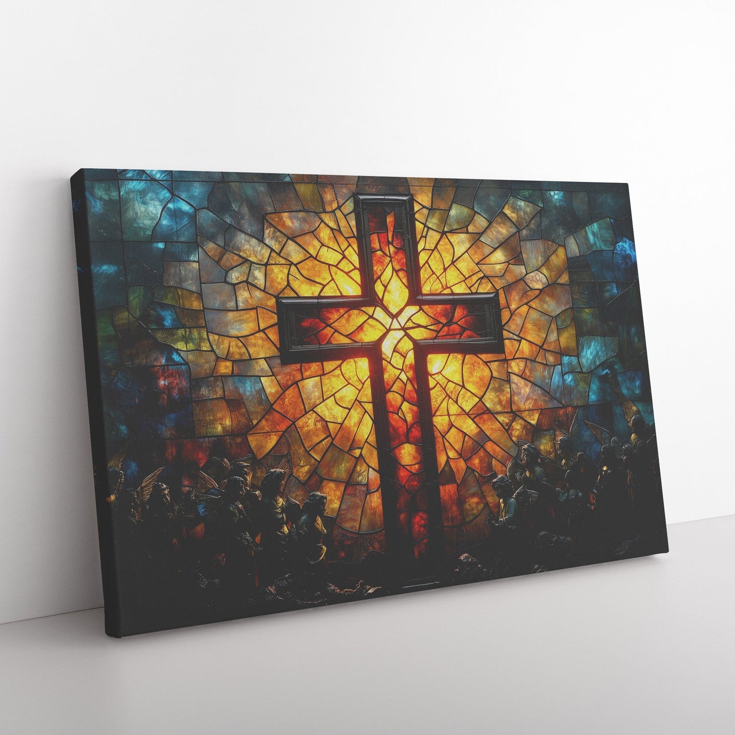 Stained Glass Canvas Wall Art Collection | Awakening Aesthetics