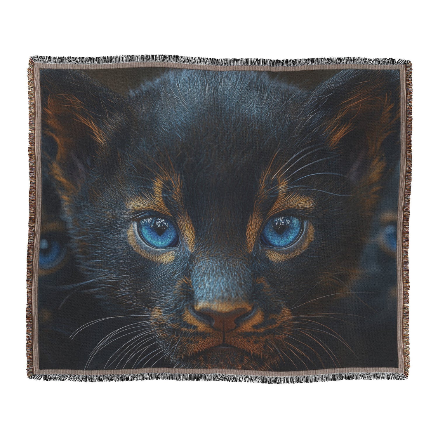 🐆 Panther Woven Throw Blanket Collection | Awakening Aesthetics
