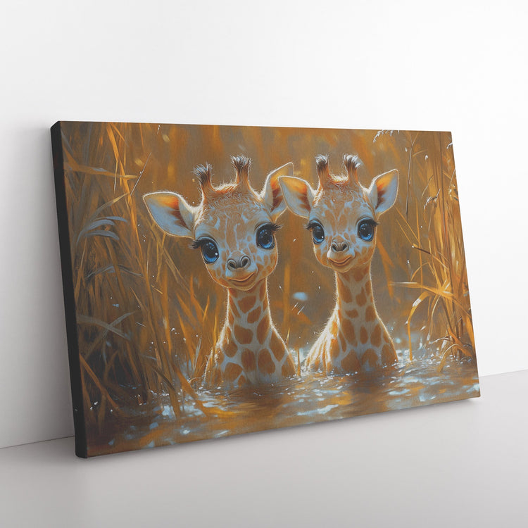 🦒 Giraffe Canvas Wall Art Collection | Awakening Aesthetics